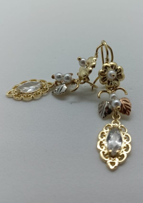 Aretes Ramillete de perlas