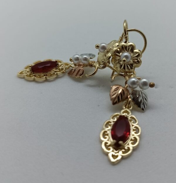 Aretes Ramillete de perlas