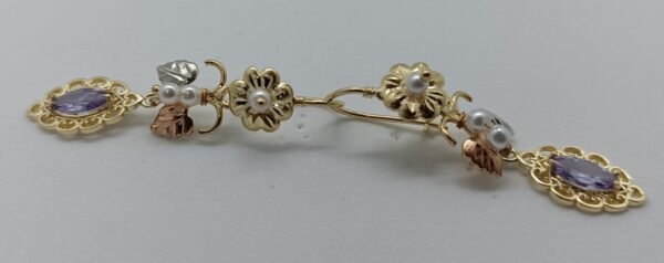 Aretes Ramillete de perlas