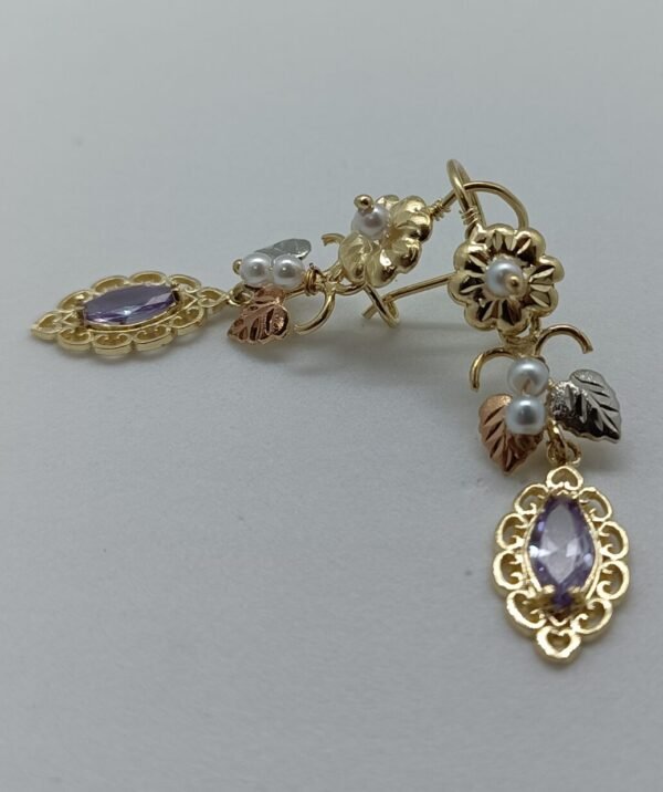 Aretes Ramillete de perlas