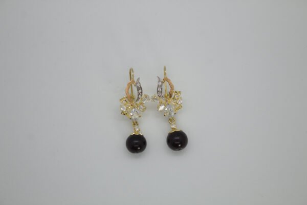 Aretes Perla Nocturna
