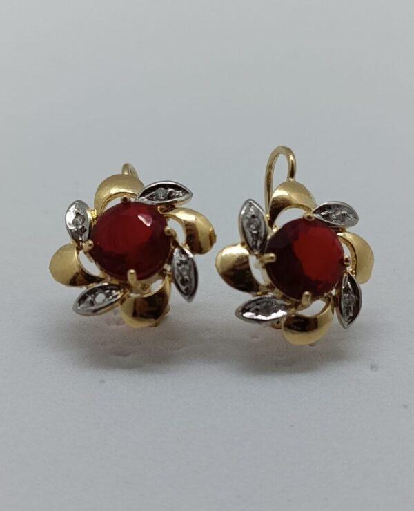 Aretes Yaxché K'in (Flor del Sol)