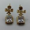 Aretes Moño de Cristal Imperial