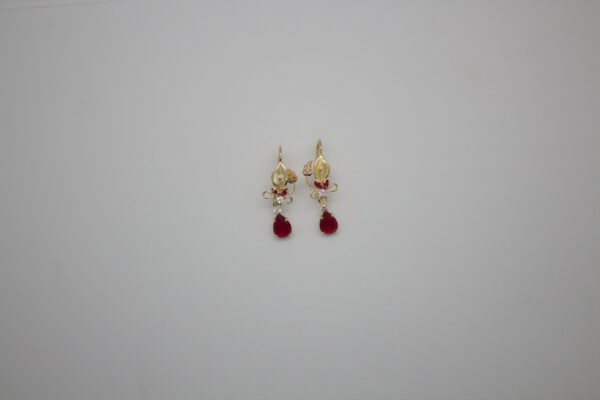 OLA-031-R_2 Aretes Brote de Cristal