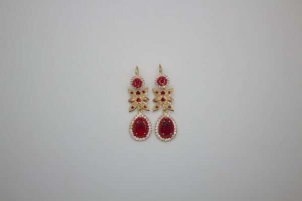 Aretes Flor de Nochebuena