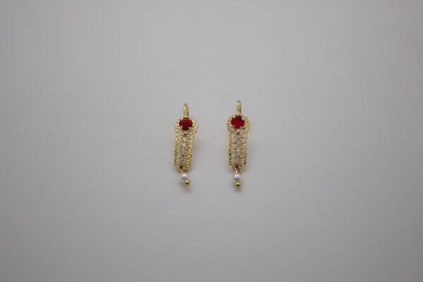 OLA-039-R_1 Aretes Encaje de San Juan