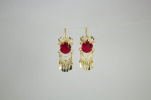 OLA-042_2 Aretes Solaris Escarlata