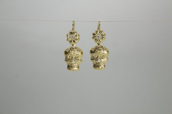 OLA-045_3 Aretes Dulce Calavera