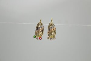 OLA-054-P Aretes Virgen Patria