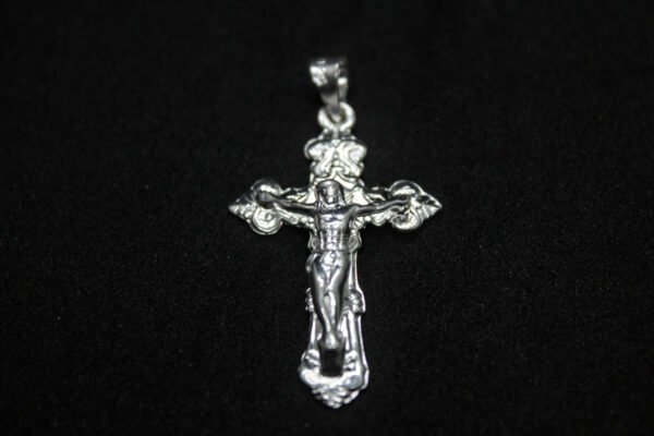 PD005_2 Dije Crucifijo Barroco de Plata