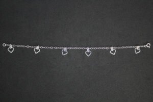 PP007_3 Pulsera Corazones Flotantes