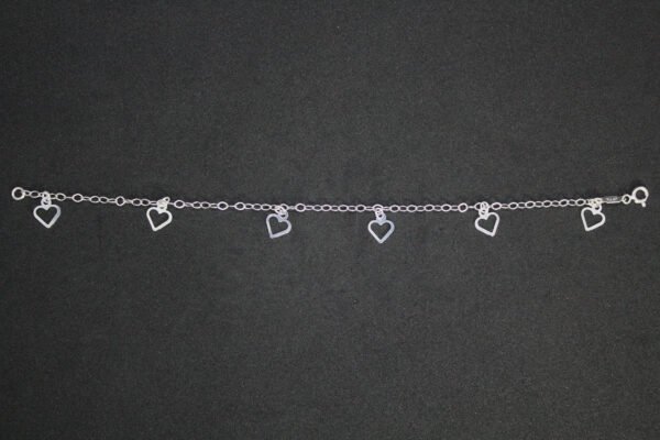 Pulsera Corazones Flotantes