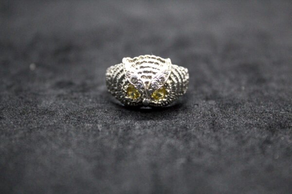 Anillo Artesanal Búho de la Sabiduría